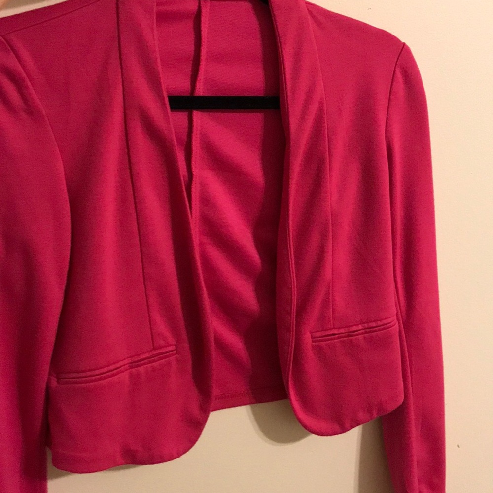 Pink soft blazer